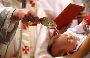 10 janvier 2010: Benoît XVI préside la célébration de baptêmes dans la Chapelle Sixtine, Rome, Vatican.