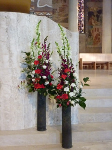 Compositions florales pour la fête de Saint Pierre et Saint Paul