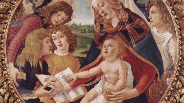 La Madone du Magnificat Botticelli
