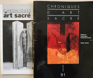 Chroniques d'Art sacré, une revue fondée par Renée Moineau en 1985.