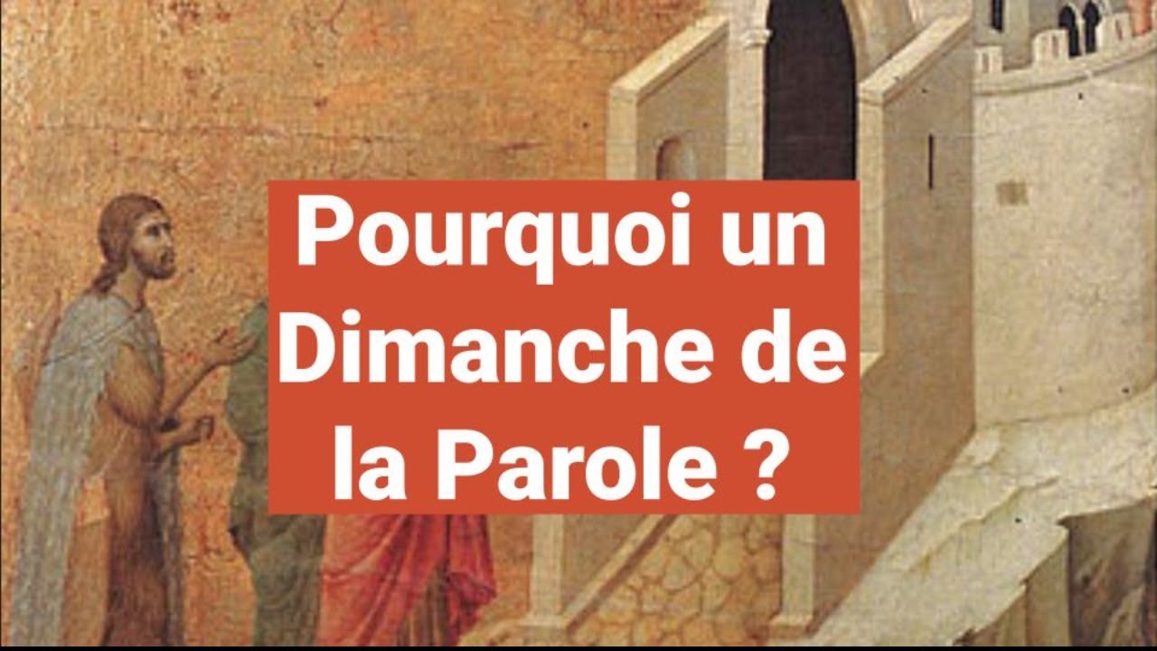 Dimanche de la Parole de Dieu : propositions liturgiques pour une ...